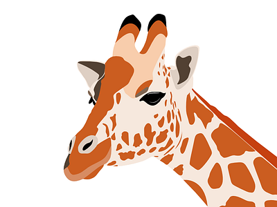 Thirty Logos Design Challenge - Day 5 - Wildlife affinity designer africa animal giraffe logo logodesign thirtylogos