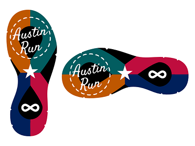 Thirty Logos Design Challenge - Day 7 - Austin Run affinity designer event exercise fitness logo logodesign run thirtylogos