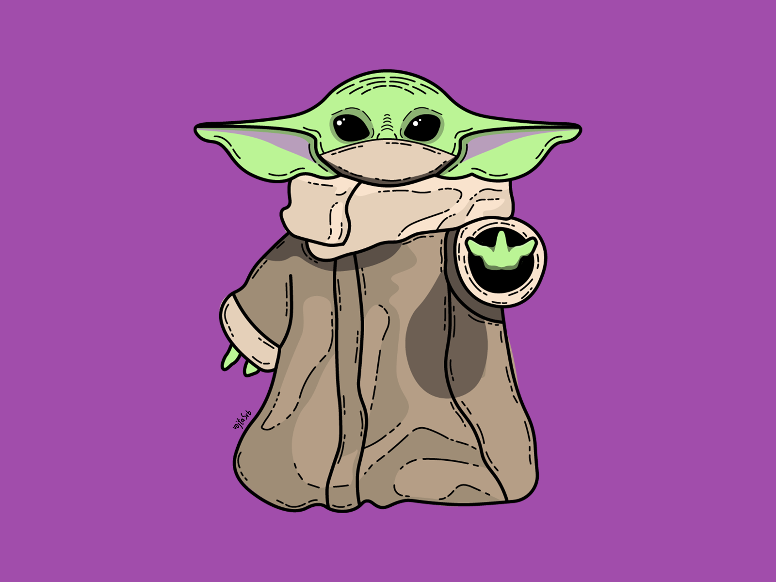 Character - Baby Yoda by Vojtěch Srb on Dribbble