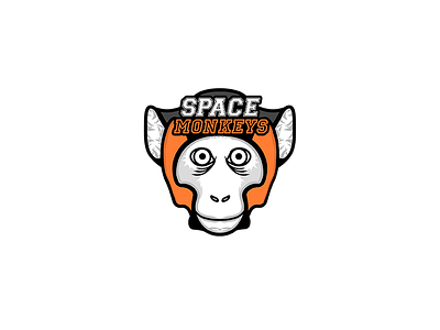 Space Monkeys animal animallogo club clublogo concept logo monkey sport sportclub vector