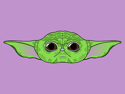 Character Illustration - Baby Yoda