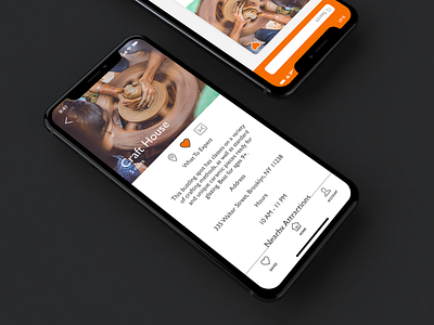 chickadee attraction page app branding clean minimal ui ux