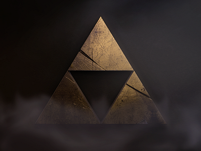 Zelda Triforce clouds emblem grunge icon nintendo triforce zelda