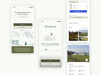 Scottish bothy app bothy explore guidebook hike map nature scotland survival travel app