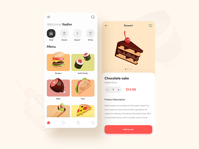 Food Delivery UI Mobile App Design