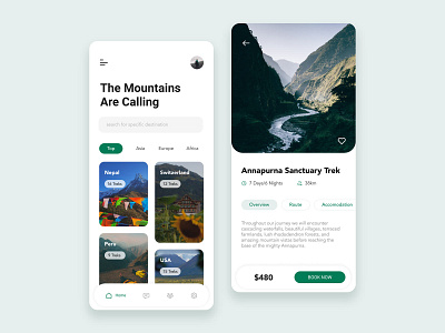 Travel App for Trekking