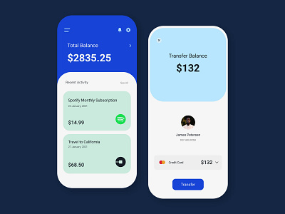 Online Payment System android app blue design fintech fintech app ios payment payment app ui uidesign ux uxdesign