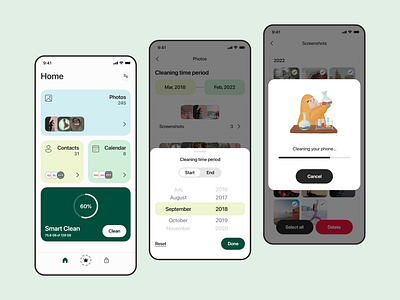 Phone Cleaner App app design ios ui uidesign ux uxdesign