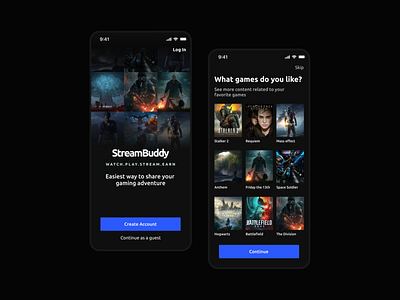 Game Streaming App