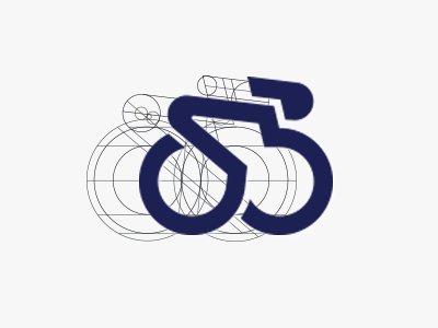 Wheels bicycle bike blue fast grey guides icon line logo
