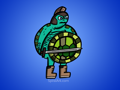 Battle Turtle branding design illustration logo profile image