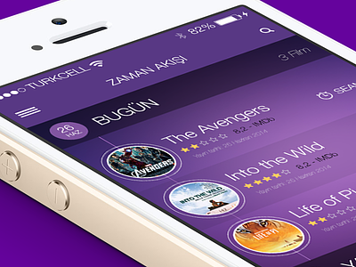 Film Vizyonda iOS Apps apps cinema film ios mobile sinema ui ux uygulama vizyon