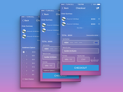 Mobile Checkout buy checkout design ecommerce flat ios mobile online order payment shop