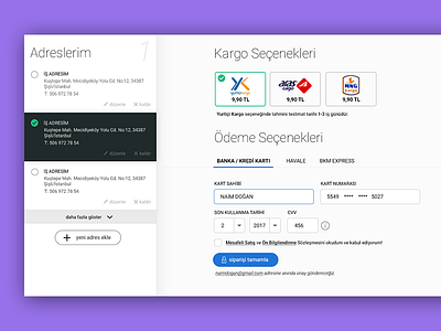 One Page Checkout