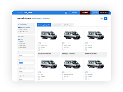 Car Transfer Classifieds c2c car classifieds startup transfer ui