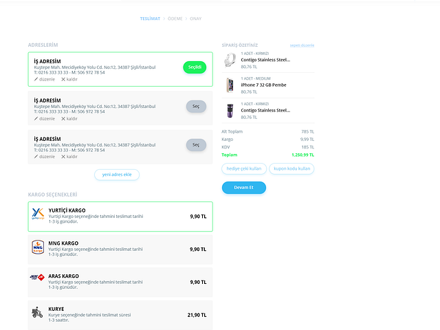 Shipping, Delivery Page by Naim DOĞAN on Dribbble