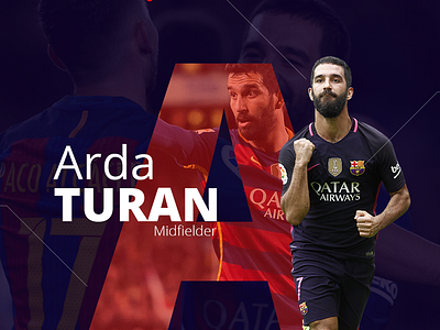 Arda Turan Official Web Site arda turan barca barcelona football homepage laliga onepage ui ux web site
