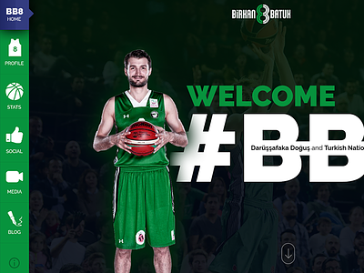 Birka BATUK Official Web Site basketball bb8 birkan batuk design tbl ui ux web site