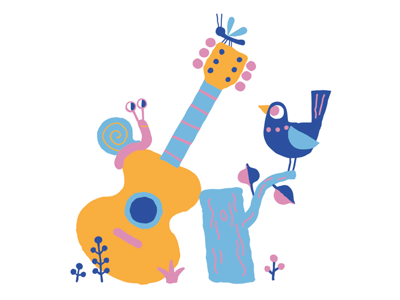 Guitar by Vincent Béchet on Dribbble