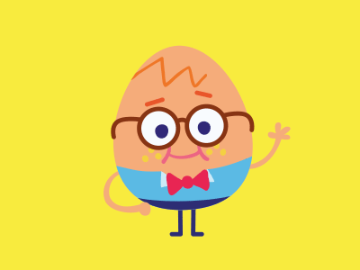 Kids18 character design egg pulcomayo
