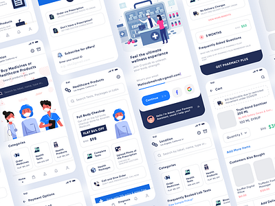 Pharmacy Medical App Design