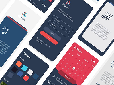 Marwin Task Management App UI Design app ui kit day management inspiration management app marwin marwin app ui kit matloob mehrab modern app ui kit simple app ui kit task task management app time time management app to do list ui design ui kit