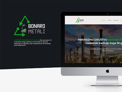 UI/UX and Web design - Bonaro Metali desgin uiux web design