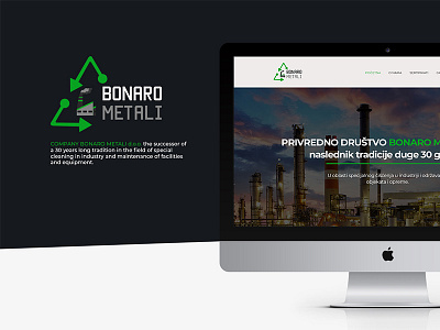 UI/UX and Web design - Bonaro Metali