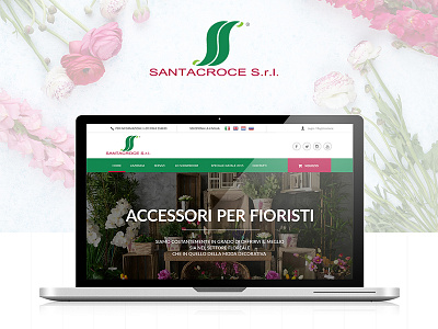 UI/UX and Web Shop design - Santacroce Italy