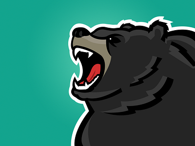 Varsity Bear Graphic animal bear college graphic sport university varsity