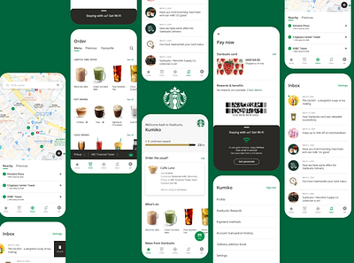 Starbucks app redesign starbucks