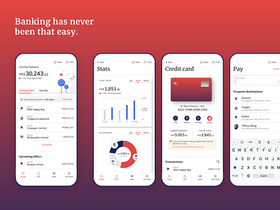 Mobile banking app