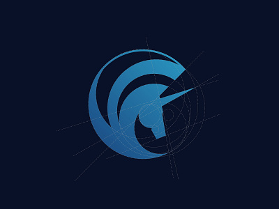 Unicorn Logo branding design flat icon illustration illustrator logo minimal vector