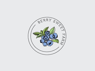 BLUEBERRY LOGO VINTAGE