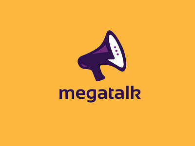 megaphone + talk agency app blog brand branding commerce communication company concept design firm group icon identity illustration letter logo modern monoline mosaic