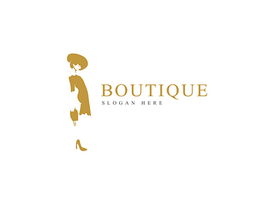 boutique logo boutique brand branding cafe crest custom design elegant emblem fashion flourish glory logo luxury mode model monogram negative space logo overlay premade