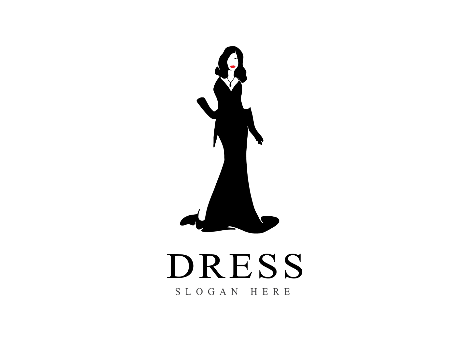 dress logo by Arnadi on Dribbble
