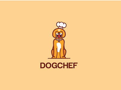 dog chef animal animals branding company cook logo cooking design dog dogs foodlogo icon illustration logo mascot monoline pet pets vector veterinary web