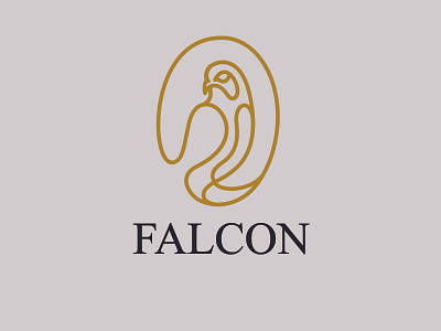 Falcon logo animal logo branding business clever logo coffee logo company falcon logo icon illustration line art logo minimalist logo monogram logo monoline monoline logo negative space logo property simple logo vector