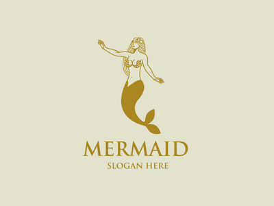 mermaid beauty logo by Mariyana on Dribbble