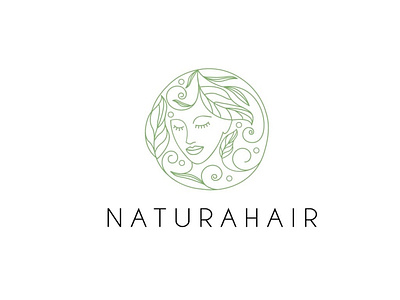 Natura hair logo by Mariyana on Dribbble