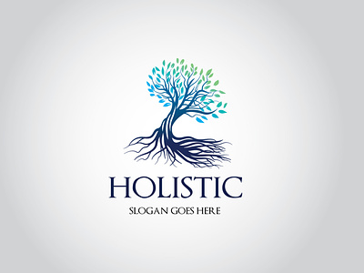 holistic logo app brain branding chiropractic commerce company design health holistic illustration logo media medical mental health monoline oak old tree tree vector vintage
