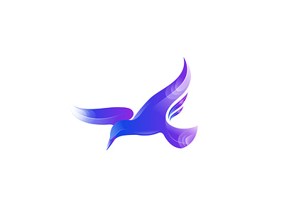 bird gradient logo colorfull
