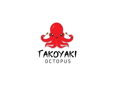takoyaki branding cute delicious food octopus restaurant sea squid stripes takoyaki