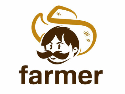 farmer animal animation app branding company design farm farmer flat food icon illustration logo nature poultry shop type vector website wheat