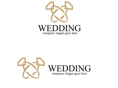 wedding logo logo ring reception matrimony marriage letter joy jewel identity husband fidelity family faith diamond crest classic church chic branding brand