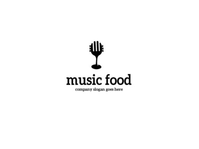 music food app branding company food icon illustration logo media restaurant shop vector vegan wine