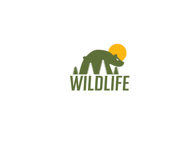 WILD LIFE animal app badges bear branding commerce company horse illustration logo marketplace media nature retro vector vintage logo wildlife wildlife art world wwf