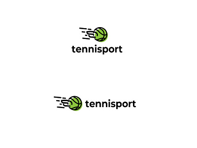 tennis ball sport logo