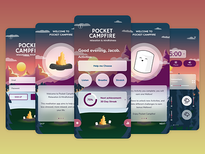 Pocket Campfire: Relaxation and Mindfulness